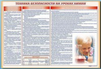 Стенд-уголок "Техника безопасности на уроках химии" - fgospostavki.ru - Кубинка