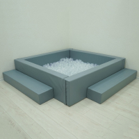 Сухой бассейн с шариками и RGB-подсветкой 190х190 см - fgospostavki.ru - Кубинка