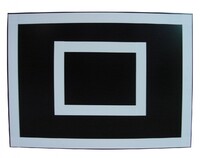 Щит баскетбольный навесной на шведскую стенку (ламинированная фанера), размер 700х700 миллиметров - fgospostavki.ru - Кубинка