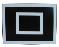 Щит баскетбольный навесной на шведскую стенку (ламинированная фанера), размер 930х670 миллиметров - fgospostavki.ru - Кубинка