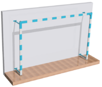 Ворота для гандбола и минифутбола трансформируемые (без сетки, на колесиках) - fgospostavki.ru - Кубинка