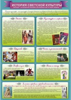 Стенд "История светской культуры" Вариант 2 - fgospostavki.ru - Кубинка