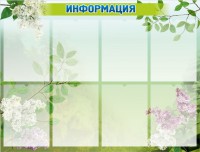 Стенд "Информация" Вариант 13 - fgospostavki.ru - Кубинка