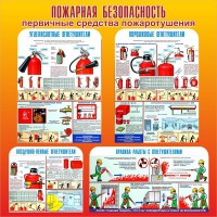 Стенд "Пожарная безопасность" Вариант 2 - fgospostavki.ru - Кубинка