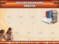 Стенд "Воспитательная работа" - fgospostavki.ru - Кубинка