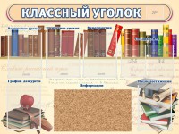 Стенд "Классный уголок" (с пробковым покрытием) - fgospostavki.ru - Кубинка