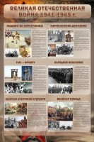 Стенд "Великая Отечественная война" (события) - fgospostavki.ru - Кубинка