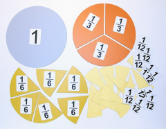 Набор магнитных карточек "Доли и дроби - 3" - fgospostavki.ru - Кубинка