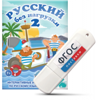 Игры по русскому языку для начальной школы "Русский без нагрузки 2" на USB - носителе - fgospostavki.ru - Кубинка