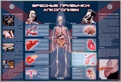 Электрифицированный стенд "Вредные привычки: алкоголизм" - fgospostavki.ru - Кубинка