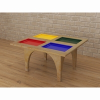Игровой стол для занятий сенсорной интеграцией 4 цвета - fgospostavki.ru - Кубинка
