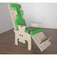 Стул для ребенка с ОВЗ с регулируемой подножкой «Адаптация» №1 - fgospostavki.ru - Кубинка