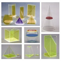 Базовый набор прозрачных геометрических тел с сечениями - fgospostavki.ru - Кубинка