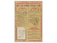 Стенд-уголок "Техника безопасности на уроках труда" - fgospostavki.ru - Кубинка
