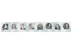 Стенд-лента "Выдающиеся писатели и деятели культуры стран изучаемых языков" (Великобритания) - fgospostavki.ru - Кубинка