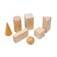 Набор "Тела геометрические" (деревянные) 14штук - fgospostavki.ru - Кубинка