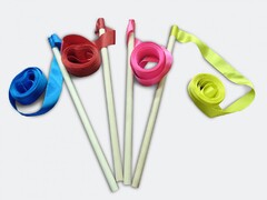 Лента атласная на деревянной палочке (10 метров) - fgospostavki.ru - Кубинка