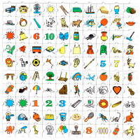 Обучающий конструктор «Мои первые слова» 100 картинок - fgospostavki.ru - Кубинка