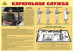 Плакат "Караульная служба" - fgospostavki.ru - Кубинка