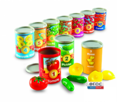 Набор для счета от 1 до 10 "Консервы" - fgospostavki.ru - Кубинка