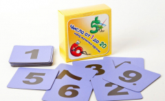 Набор магнитных карточек "Числа от 1 до 20" (фон фиолетовый) - fgospostavki.ru - Кубинка