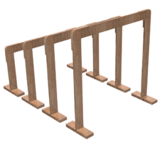 Дуга для подлезания (фанера, 40 сантиметров) - fgospostavki.ru - Кубинка