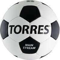 Мяч футбольный TORRES Main Stream (размер 4, синтетическая кожа, тренировочный) - fgospostavki.ru - Кубинка