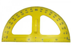 Транспортир классный пластмассовый - fgospostavki.ru - Кубинка