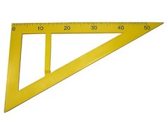 Угольник классный пластмассовый (30 и 60 градусов ) - fgospostavki.ru - Кубинка