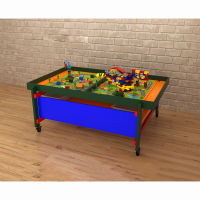 STEAM Многофункциональный стол Весёлые пчёлки оранжевый - fgospostavki.ru - Кубинка