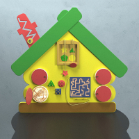 Бизиборд «Волшебный теремок» - fgospostavki.ru - Кубинка