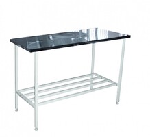 Стол на металлическом каркасе с продольными стяжками 900*1800*750(900) - fgospostavki.ru - Кубинка