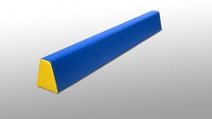 Бревно гимнастическое, мягкое в форме трапеции (2,5м) - fgospostavki.ru - Кубинка