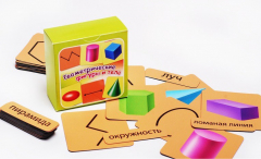 Набор магнитных карточек "Геометрические фигуры и тела" - fgospostavki.ru - Кубинка