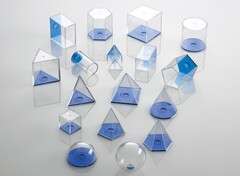 Набор геометрический 5 см (прозрачный) - fgospostavki.ru - Кубинка