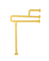 Поручень напольно-настенный с антибактериальным покрытием (желтый) - fgospostavki.ru - Кубинка