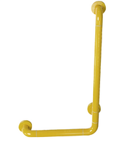 Поручень опорный L-образный вертикальный (желтый) - fgospostavki.ru - Кубинка