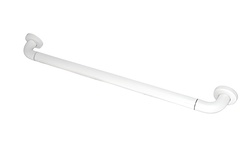 Поручень прямой с антибактериальным покрытием (белый) - fgospostavki.ru - Кубинка