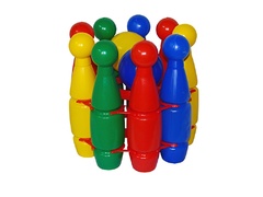 Кегли (9 штук, 2 мяча) - fgospostavki.ru - Кубинка