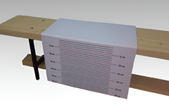 Линейка складная для измерения уровня гибкости на гимнастическую скамейку - fgospostavki.ru - Кубинка