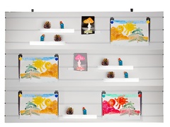 Стенд экспозиционный навесной для детских работ - fgospostavki.ru - Кубинка