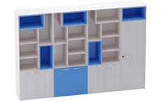 Комплект шкафов Smarty  для кабинета - fgospostavki.ru - Кубинка