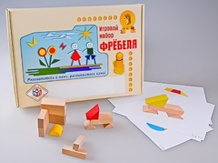 Игровой набор Фребеля "Конструктор деревянный без соединений-1" (Серия "Эксперимент") - fgospostavki.ru - Кубинка