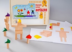 Игровой набор Фребеля "Конструктор деревянный без соединений-3" (Серия "Эксперимент") - fgospostavki.ru - Кубинка