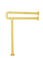 Желтый поручень напольно-настенный с антибактериальным покрытием - fgospostavki.ru - Кубинка