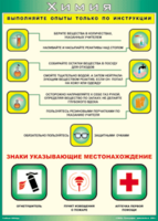 Таблица "Выполняйте опыты только по инструкции" (100х140 сантиметров, винил) - fgospostavki.ru - Кубинка