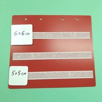 Красный лист-вкладыш в папку ПЕКС БОЛЬШУЮ для карточек 5*5 и 6*6 см - fgospostavki.ru - Кубинка