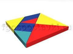 Детский мат "Квадрат-головоломка" - fgospostavki.ru - Кубинка