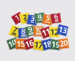 Мешочки с цифрами. Набор 20 шт. - fgospostavki.ru - Кубинка