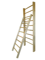 Лестница навесная с зацепами (дерево, 420*2280 миллиметров) - fgospostavki.ru - Кубинка